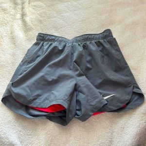 Gray Nike dri-fit shorts